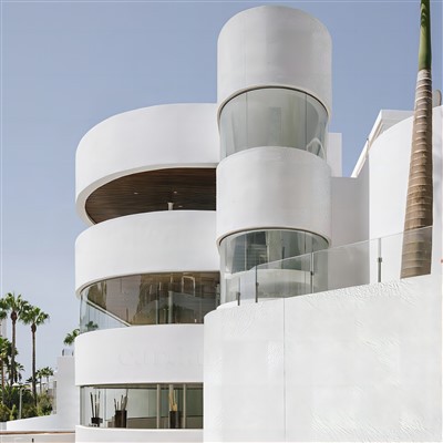 Cumhdach Balla Taobh istigh Bush Hammered